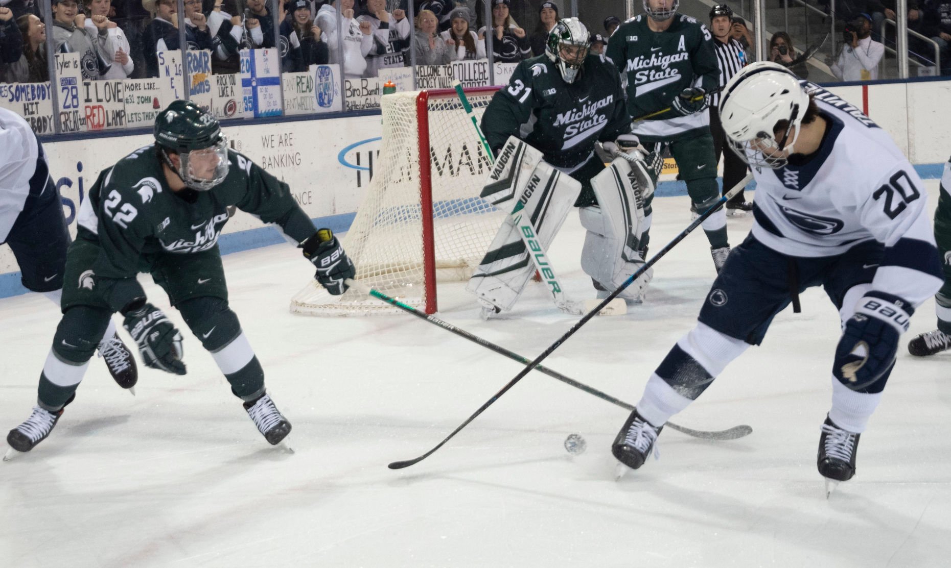 michigan state hockey hoodie