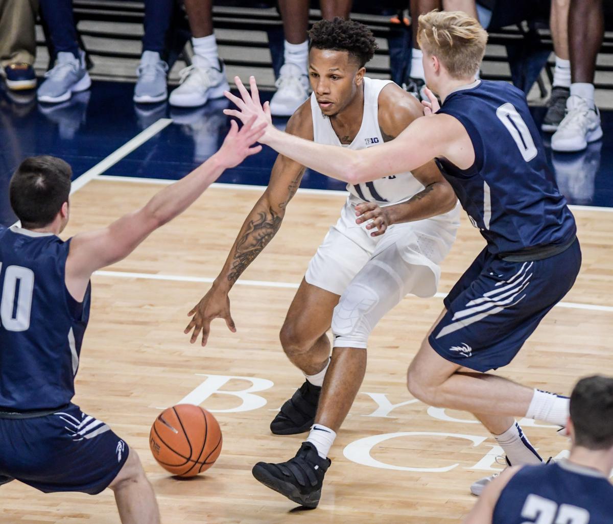 Penn State Men S Basketball Dispatches North Florida In Season