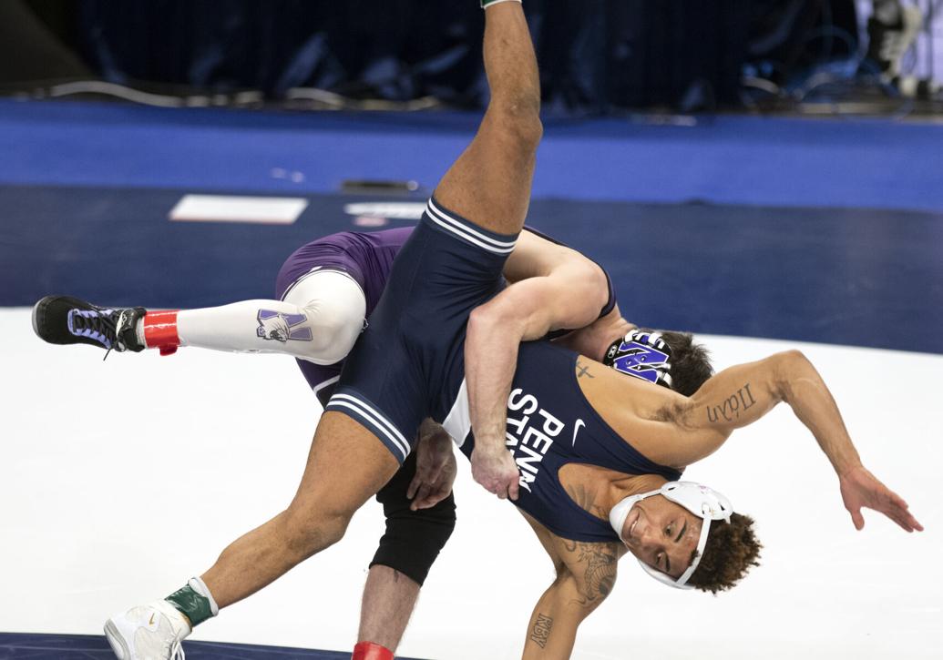 Penn State wrestling's Roman BravoYoung's 1st career NCAA title was a
