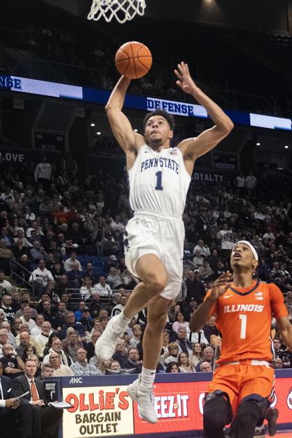 Men S Basketball Vs Illinois Lundy 1 Dunk Collegian Psu Edu