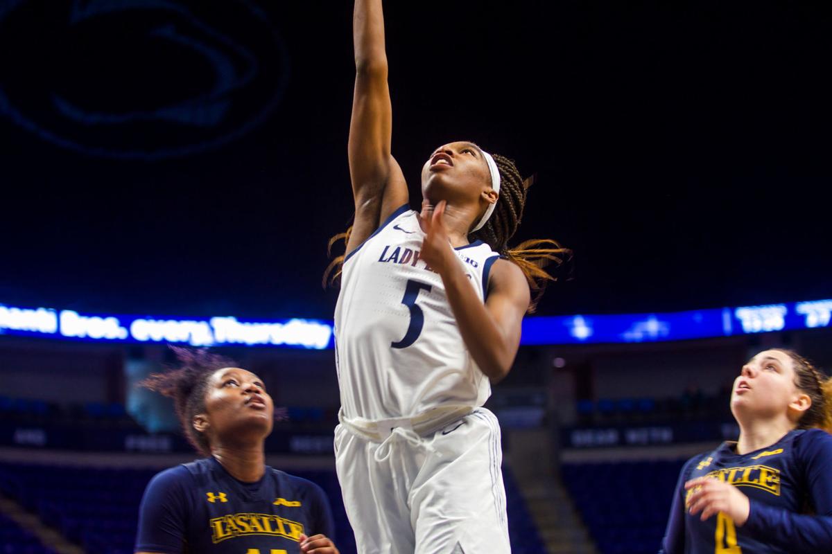 Penn State Women S Basketball Handles Pitt At Home Behind Kamaria Mcdaniel S Career Night Penn State Basketball