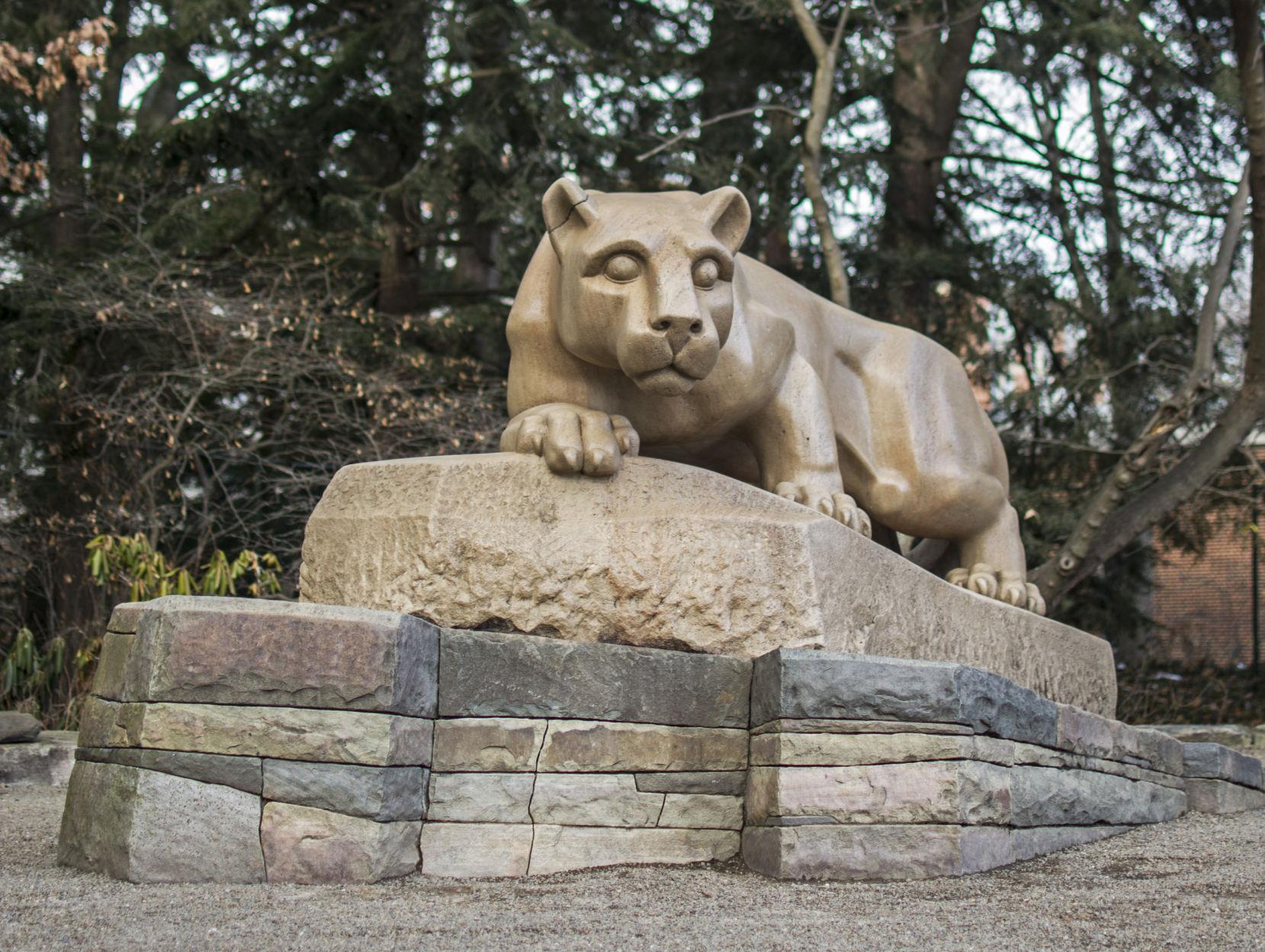 The Nittany Lion Shrine Story behind one of Penn State's most iconic
