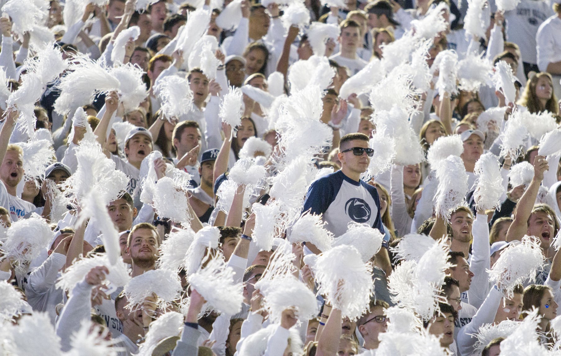 penn state white out poster