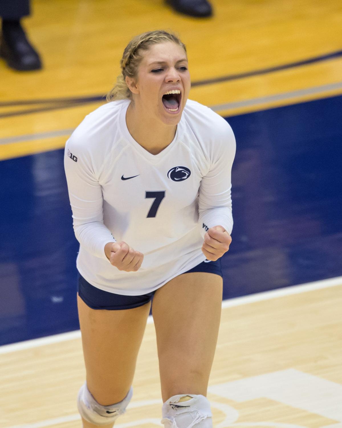Penn State women’s volleyball’s Abby Detering feels at home in her
