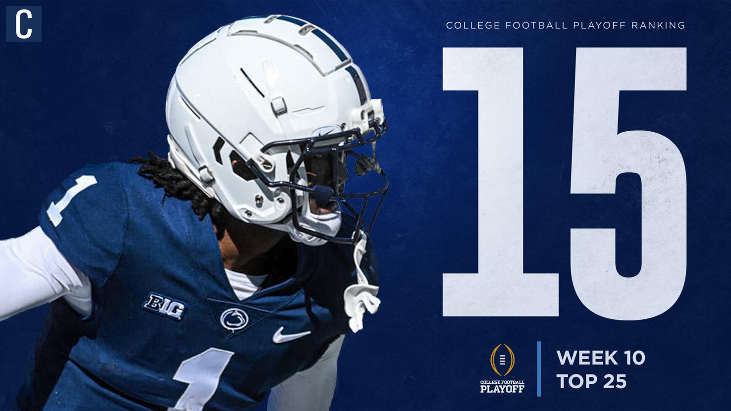 Penn State football placed No. 15 in 1st College Football Playoff