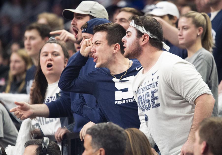 Men S Basketball Vs Illinois Student Section Collegian Psu Edu