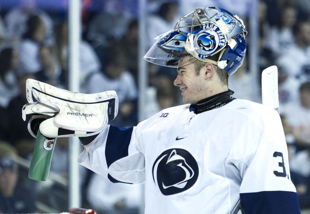 Freshman goaltender Peyton Jones always had his eyes set on joining Hockey Valley | Penn State ...