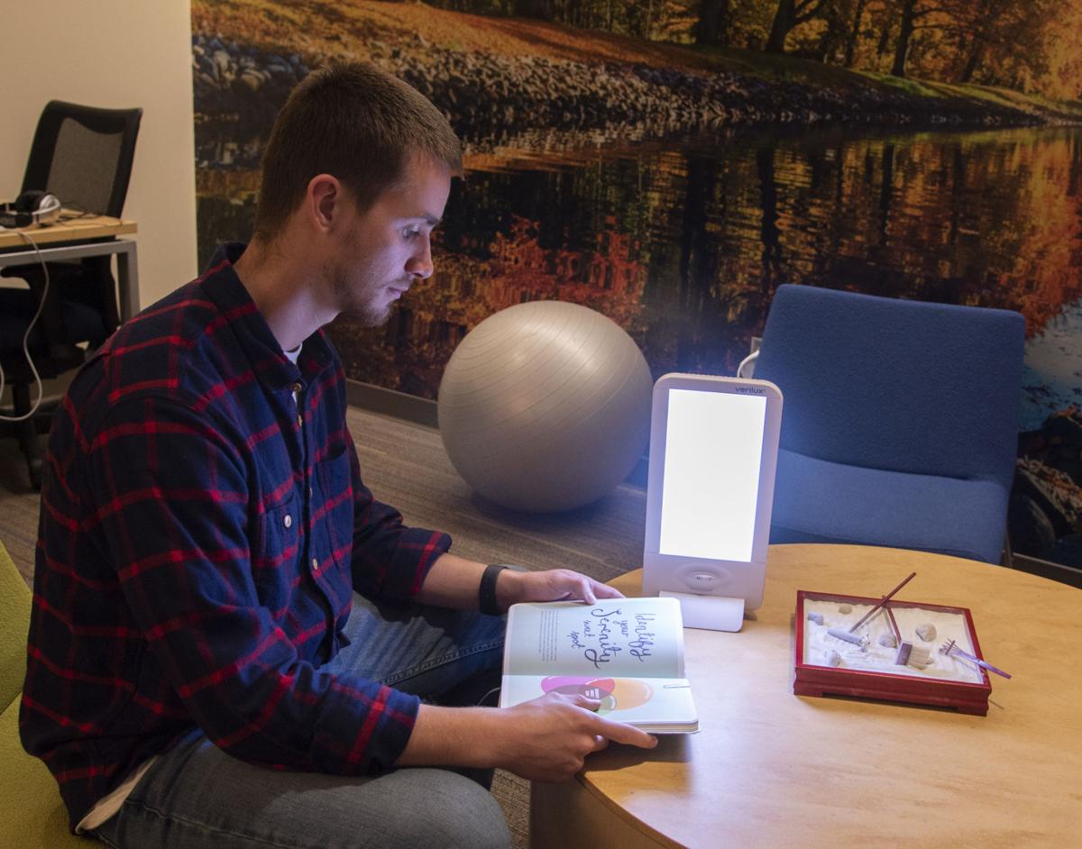 How light therapy offered in IM Building helps students cope with seasonal affective disorder