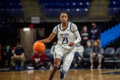 Penn State women's basketball guard Shay Hagans (23) dribbles basketball against Youngstown State