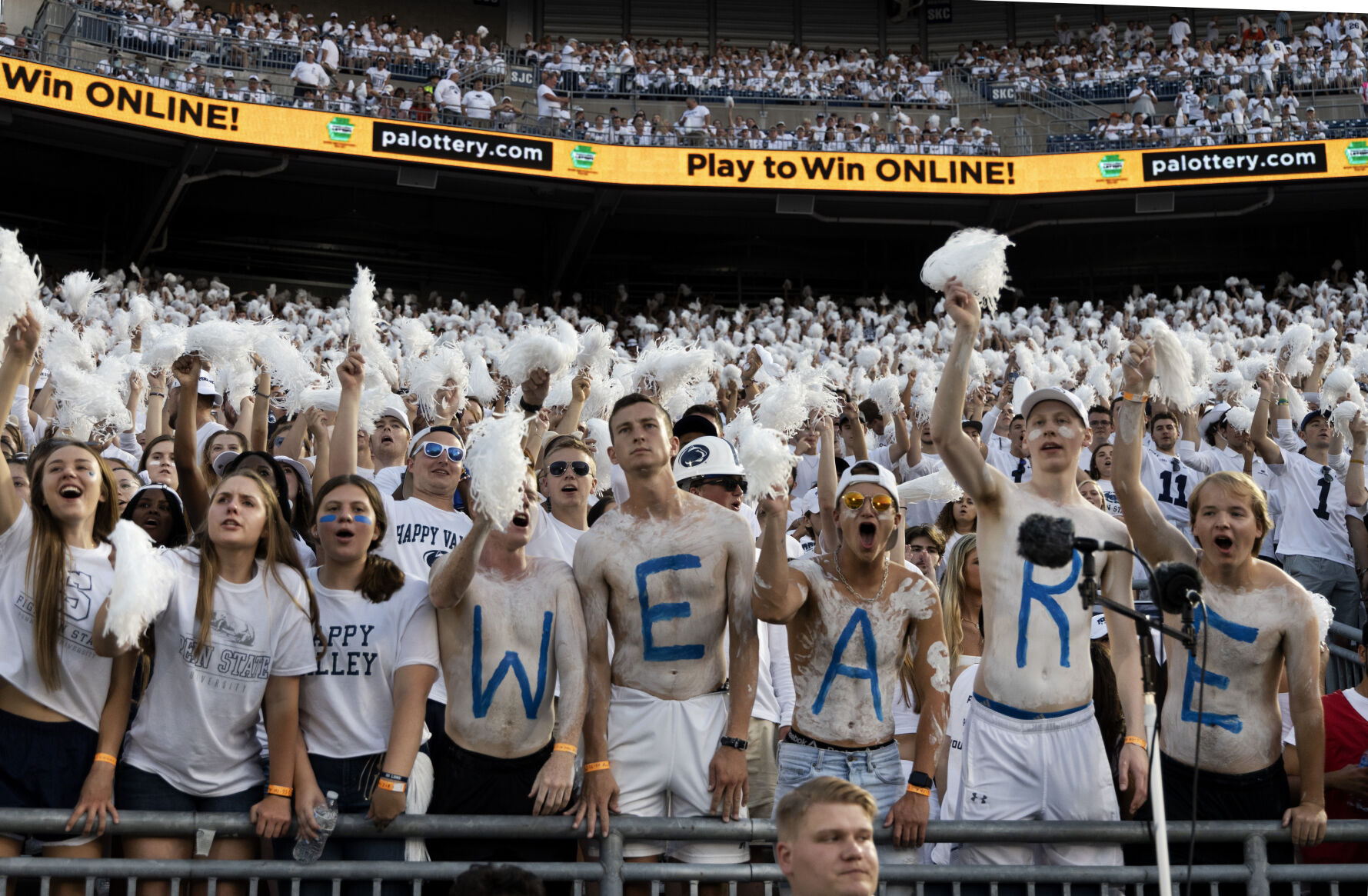 attendance at penn state football game today