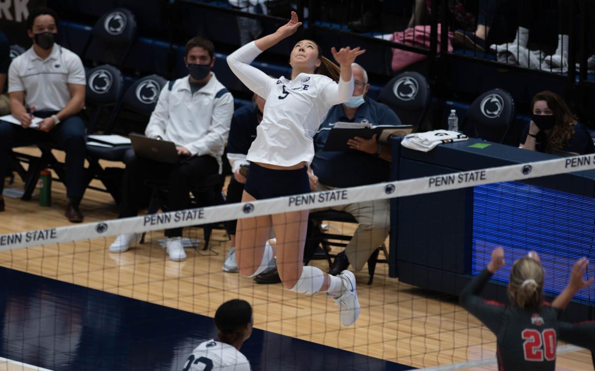 penn state women s volleyball drops five set thriller at no 3 wisconsin penn state volleyball news collegian psu edu