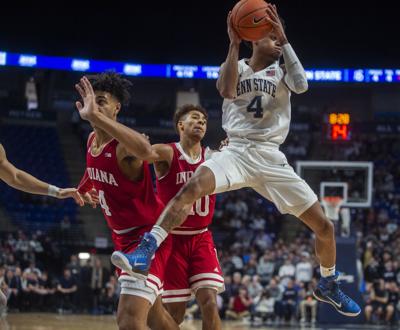 Penn State Men S Basketball S Curtis Jones Jr Provides Much Needed Spark Off The Bench To Combat Halfcourt Struggles Against Indiana Penn State Basketball News Daily Collegian Collegian Psu Edu