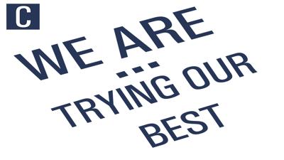 We Are... Trying Our Best Graphic
