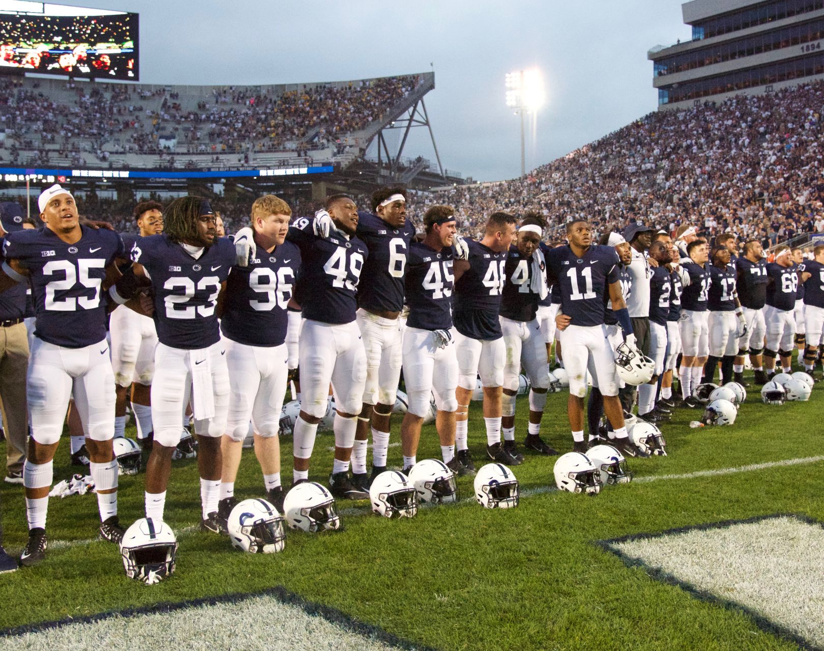 penn state football jersey numbers