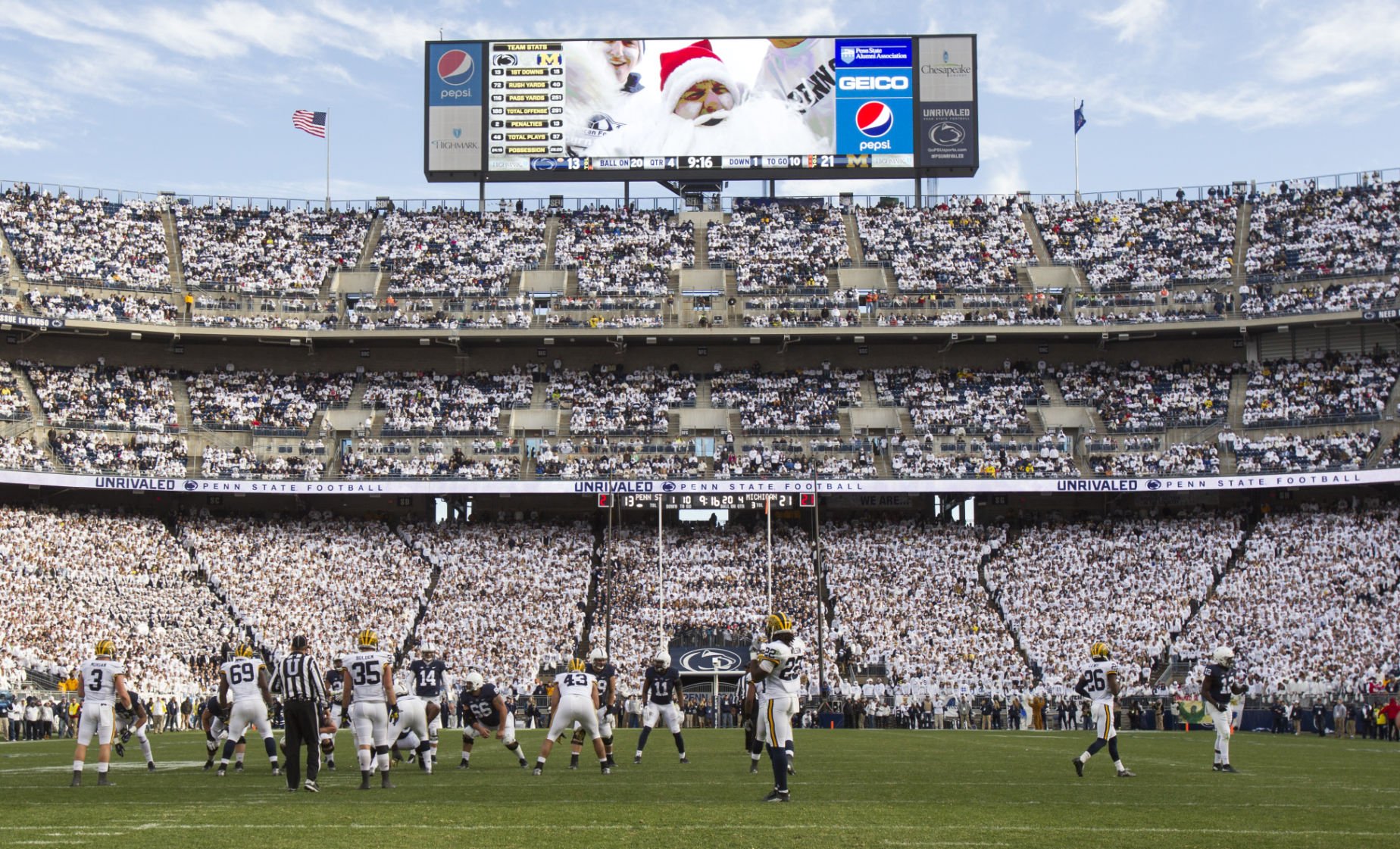 meaning of penn state white out game