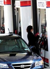 Gas prices climbing quickly