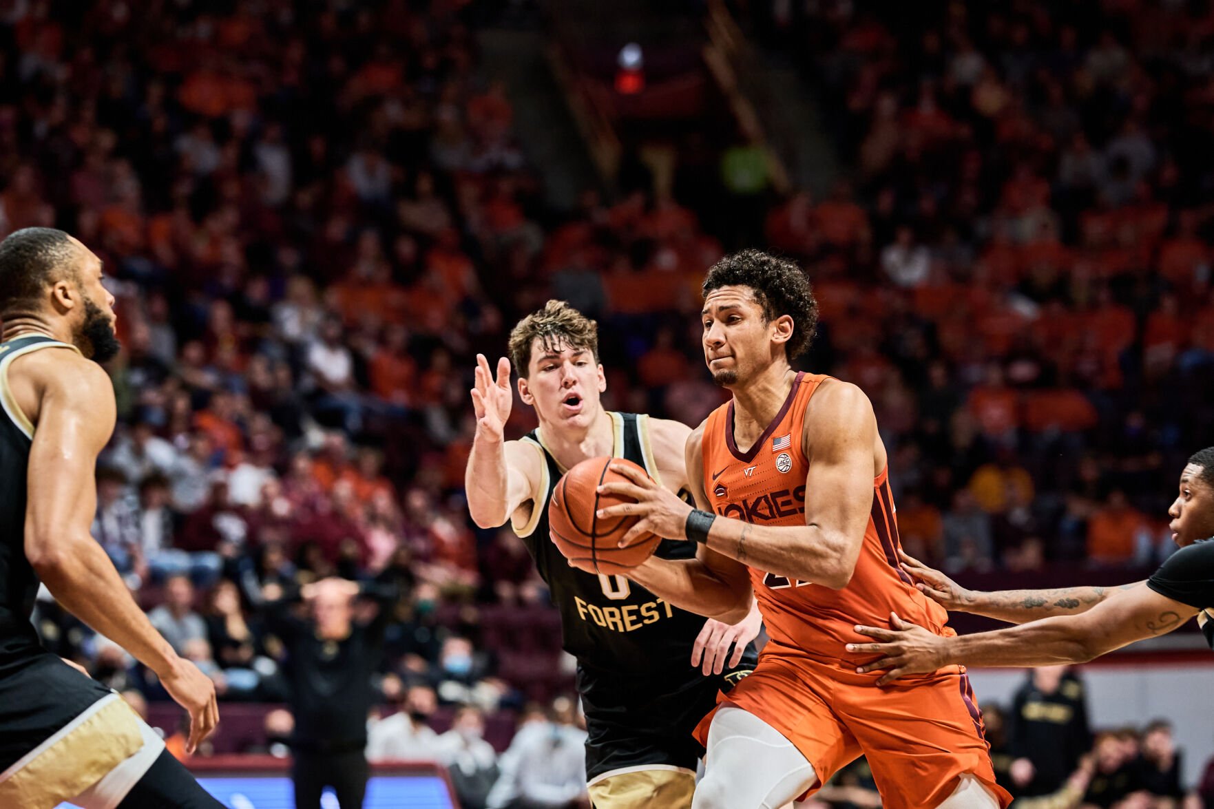 Virginia Tech Men's Basketball Vs. Wake Forest | Gallery ...