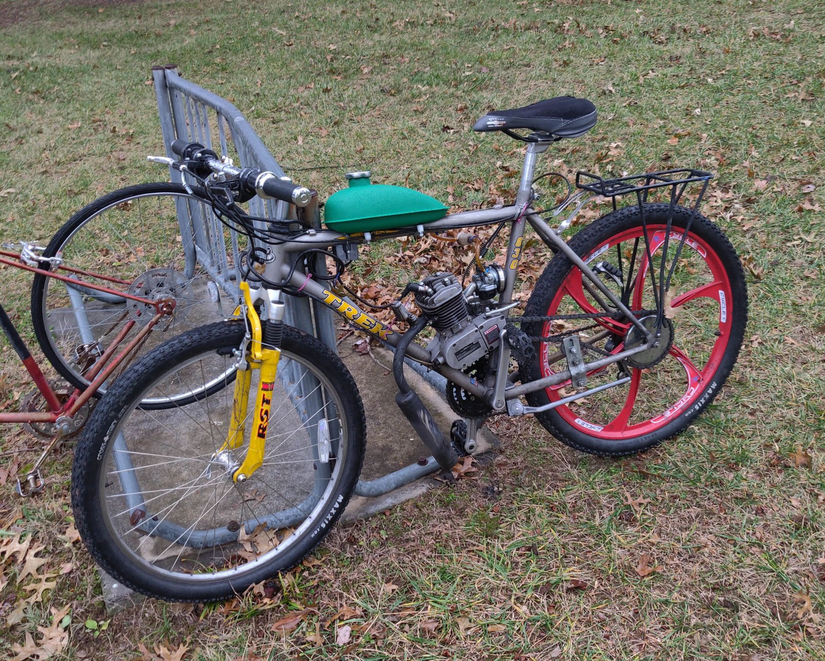 homemade motorized bike