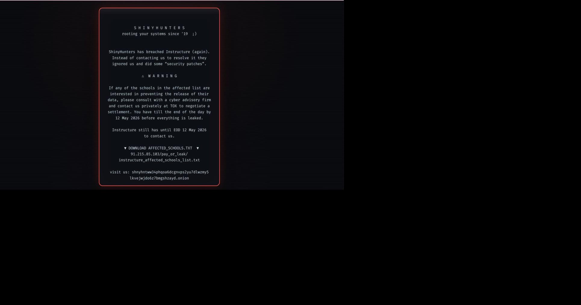 ShinyHunters’ cyberattack affects Canvas at Virginia Tech