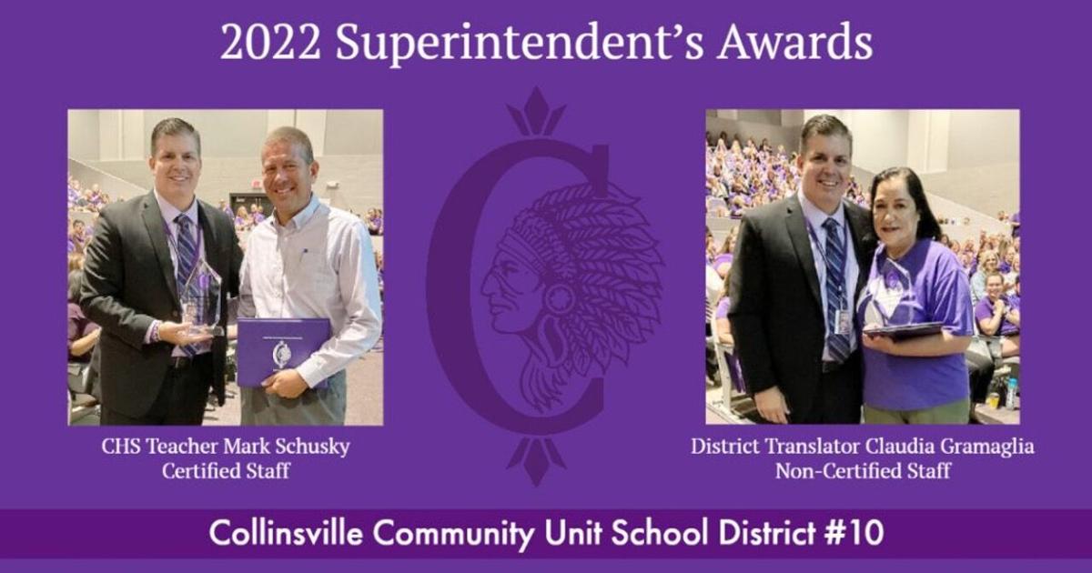2022 Superintendent's Award Recipients Are Teacher Mark Schusky and
