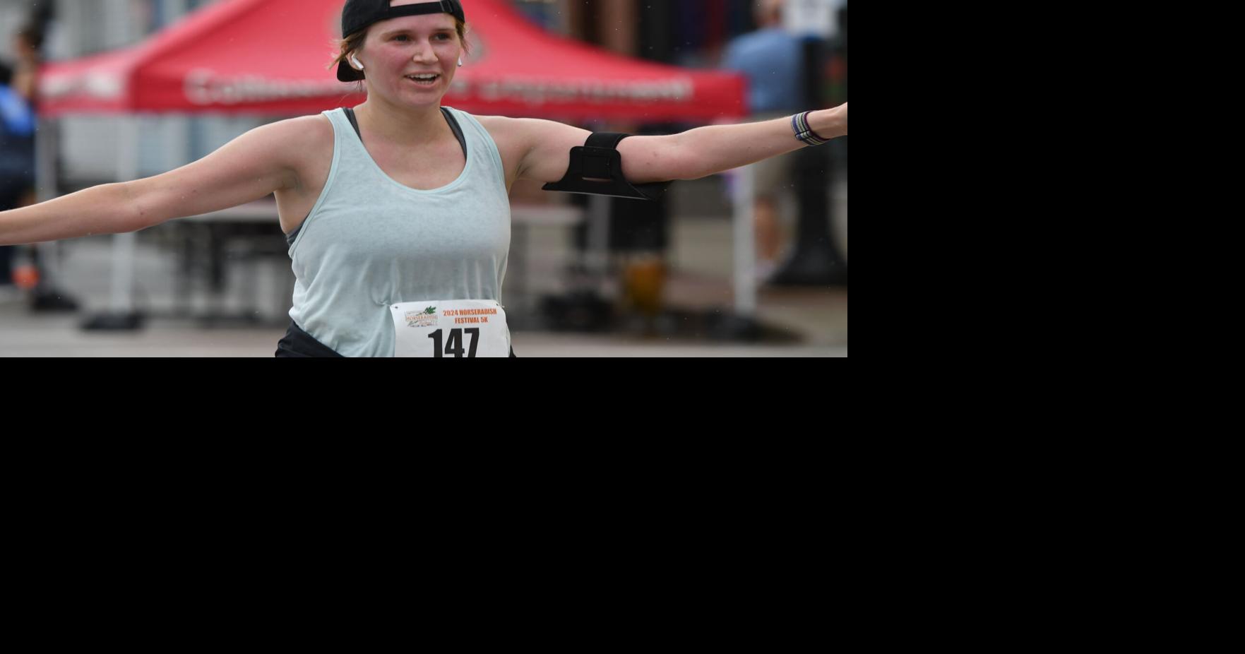 Sims Wins Men's Race, Hanson Takes Women's Race In Collinsville