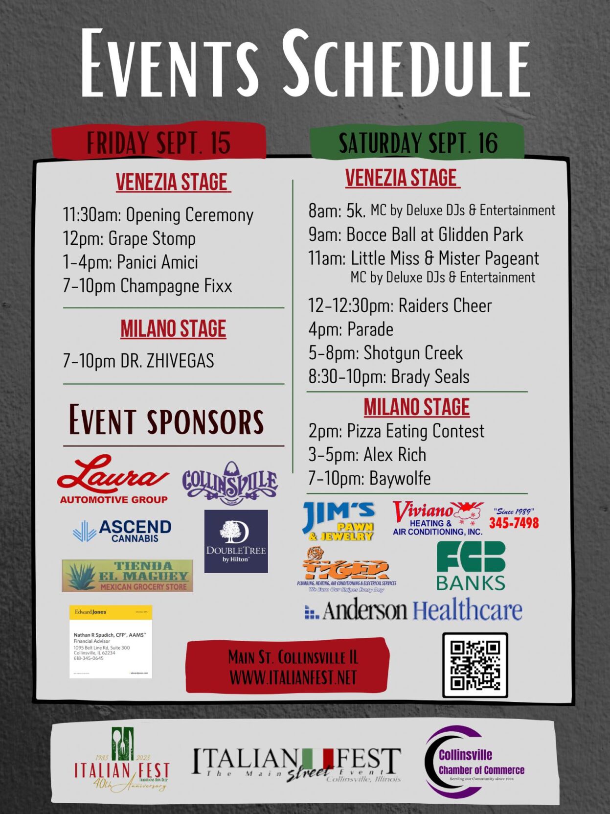 Come Celebrate the 40th Anniversary of the iconic Italian Fest in