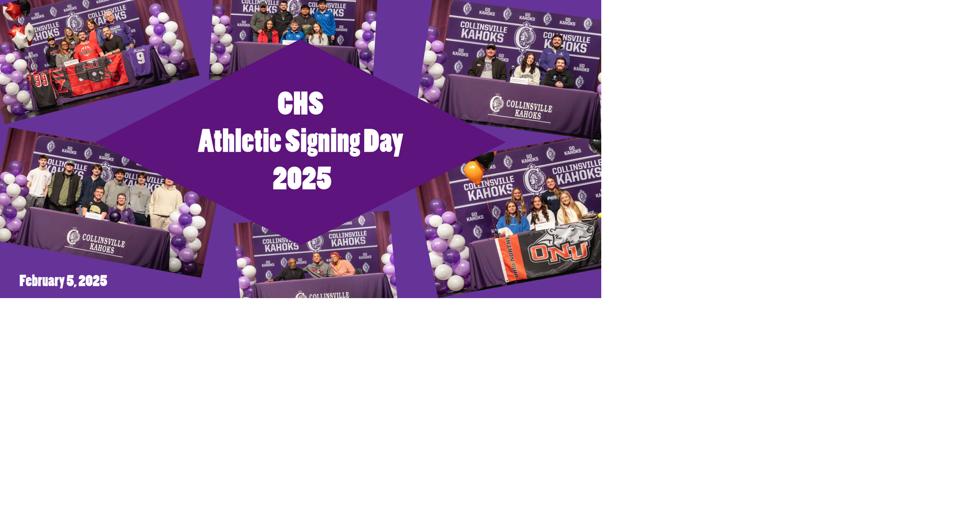 CHS Class of 2025 Athletes Declare Their Chosen Colleges at Signing Day ...