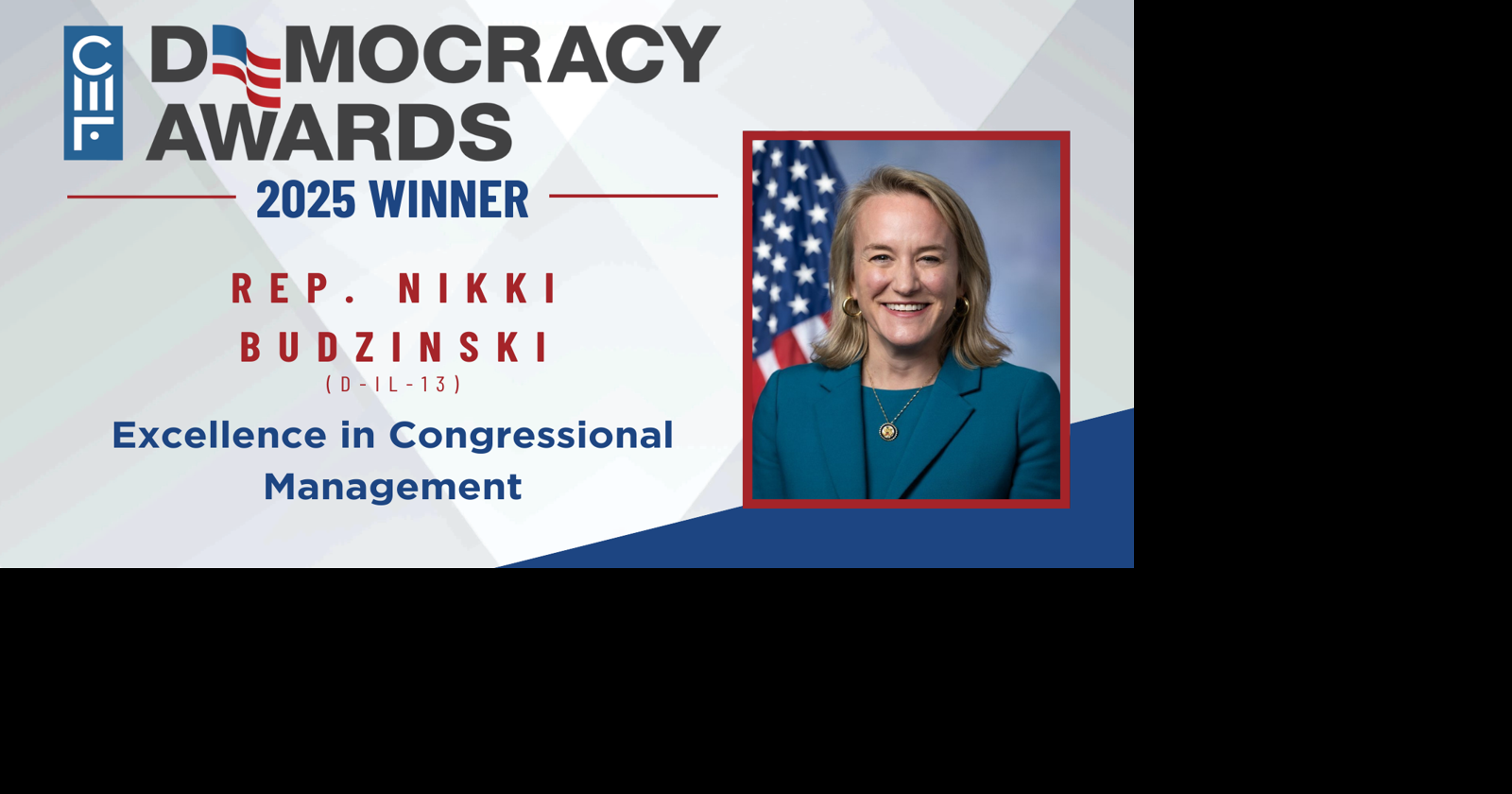 Budzinski Office Wins Democracy Award for Excellence in Congressional ...