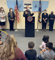 Polis presents 20th state department, focused on early childhood education