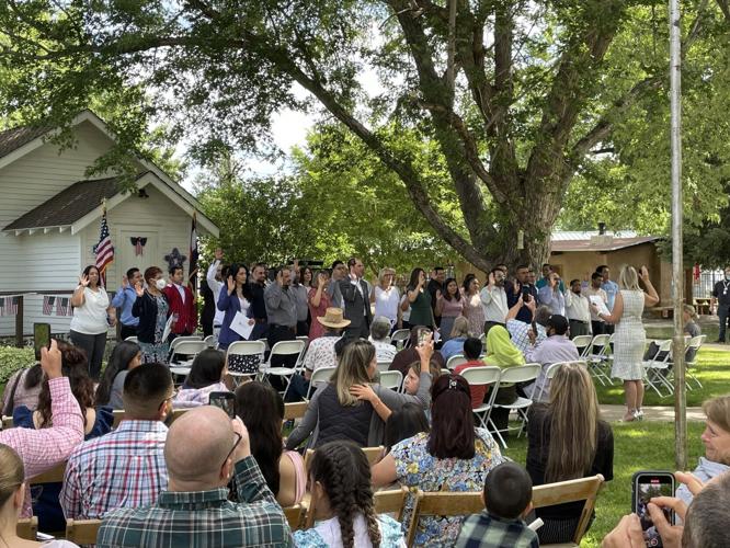 New American citizens take oath
