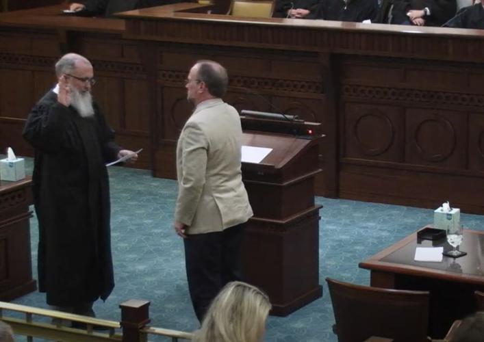 Timothy Schutz delivers pro equity message in formal swearing in to