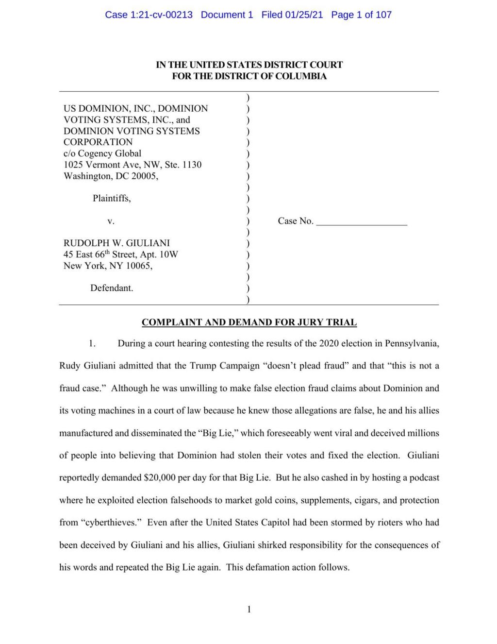 Denver S Dominion Adds Trump S My Pillow Ally To A Growing List Of Defendants Elections Coloradopolitics Com