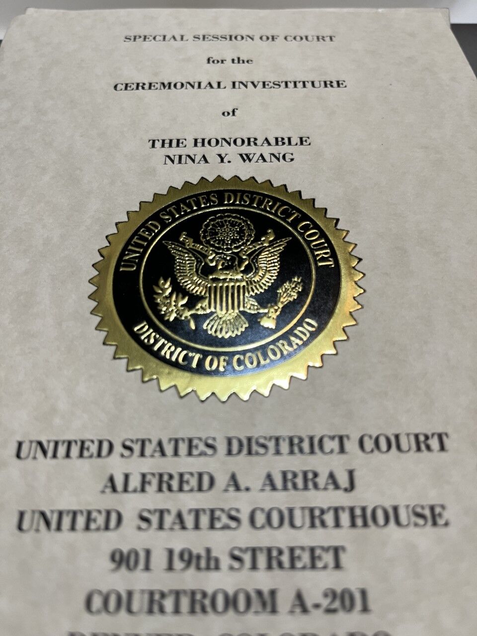 An American success story Nina Wang formally sworn in as history