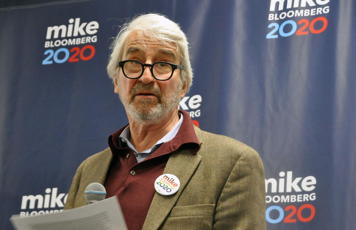 actor sam waterston rallies colorado bloomberg supporters actor sam waterston rallies colorado bloomberg supporters