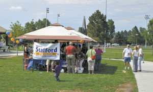 Stafford kicks off campaign for Aurora mayor