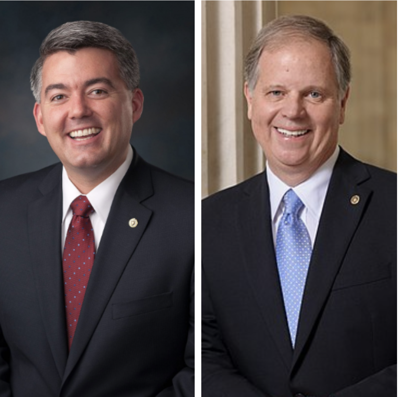 Cory Gardner and Doug Jones