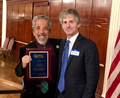 Sen. John Kefalas honored for dedication by the Colorado Freedom of Information Coalition