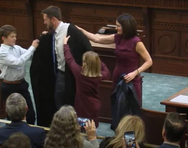 Karl Schock judge with #39 big plans #39 officially sworn in to state #39 s