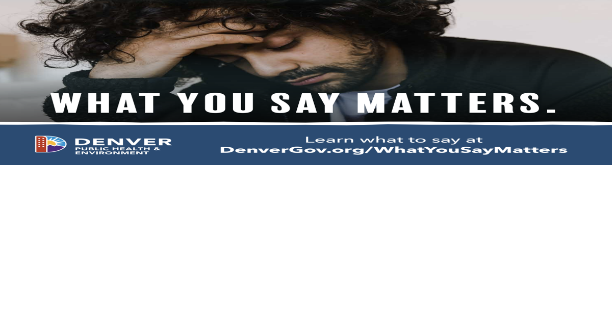 Denver launches campaign against mental health stigma
