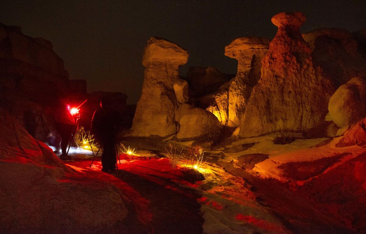 Paint Mines at midnight A shot like no other for Colorado