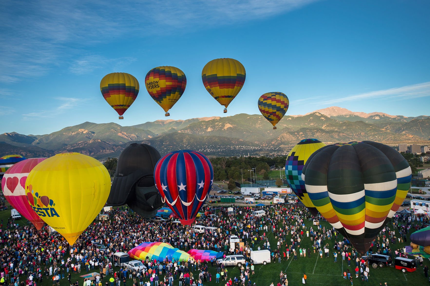 hot air balloon colorado springs