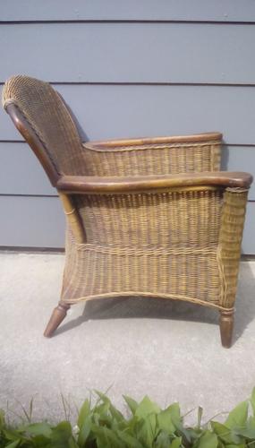 Furniture large Wicker Chair $300 image 4