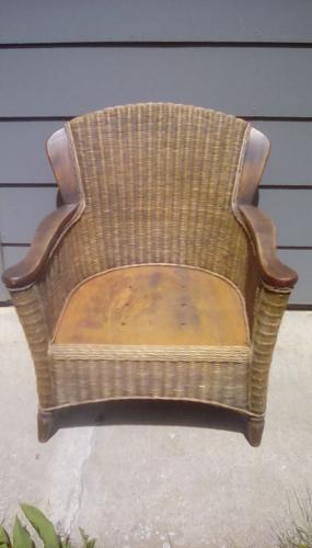 Furniture large Wicker Chair $300 image 5