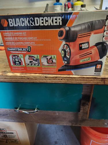 Black & Decker Palm Sanding Kit (Used Once) - $20 image 2
