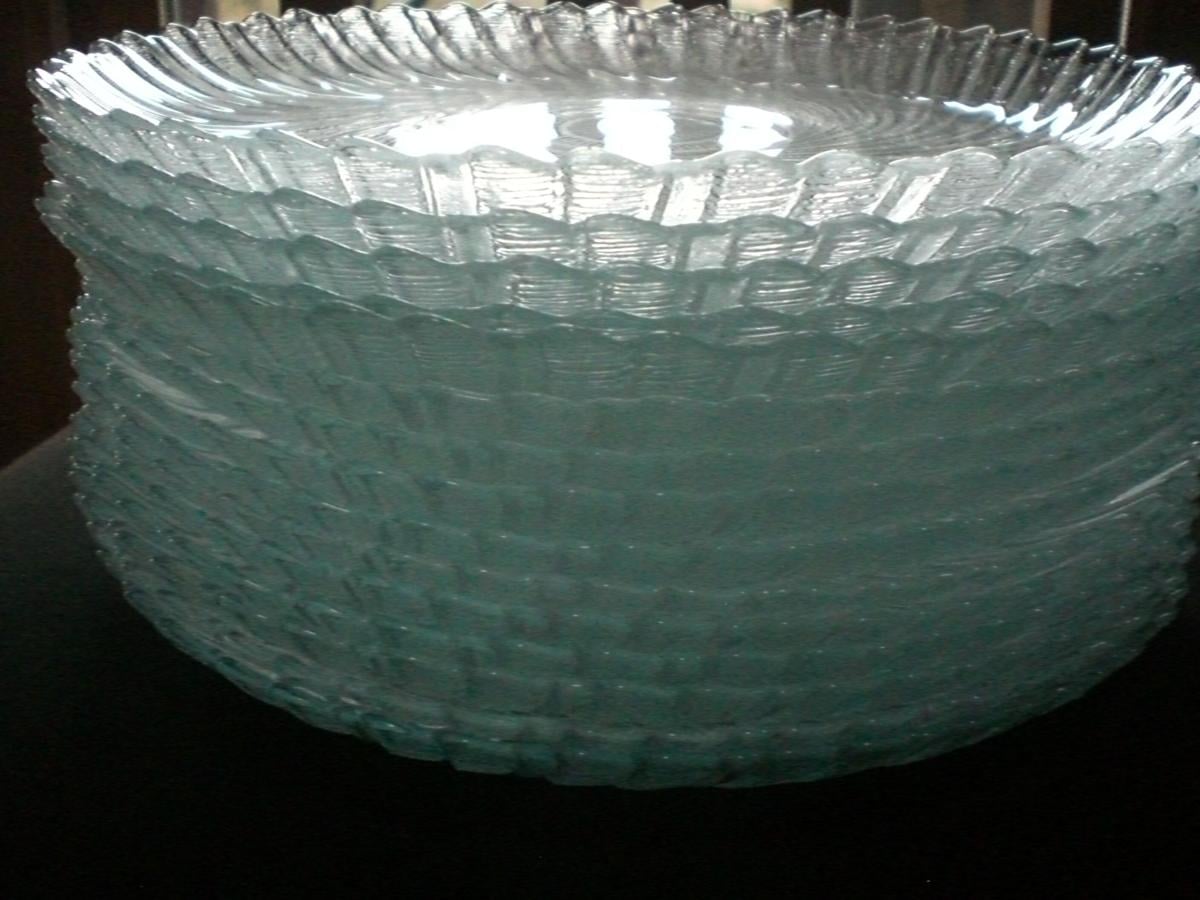 glass dinner plates image 1