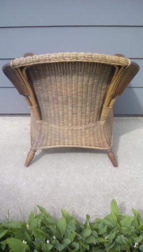 Furniture large Wicker Chair $300 image 2