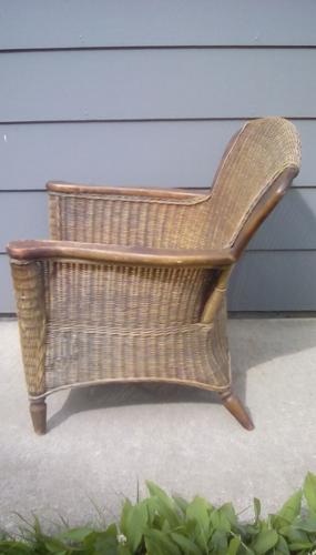 Furniture large Wicker Chair $300 image 3