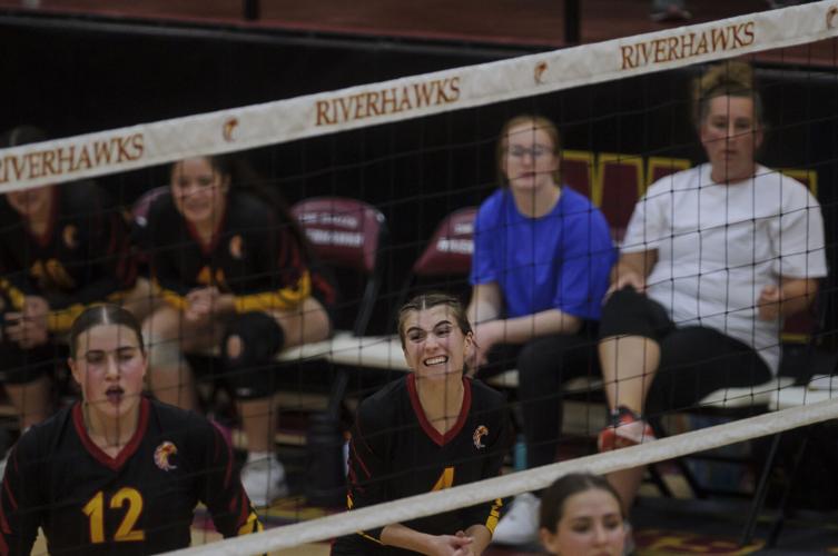 The Dalles volleyball versus Crook County