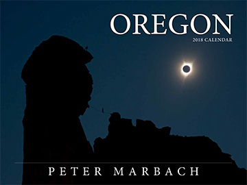 Peter Marbach’s 2018 Oregon calendar features total eclipse image
