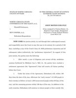FNF - NC - Lawsuit Settlement Roy NAACP v Roy Cooper